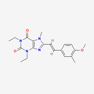 (E)-1,3-Diethyl-8-(4-methoxy-3-methylstyryl)-7-methylxanthine - 155271-41-3
