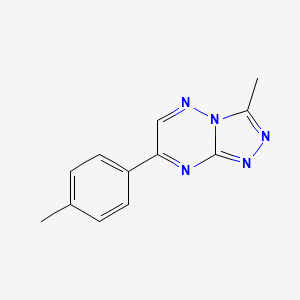 3-Methyl-7-(4-methylphenyl)-1,2,4-triazolo(4,3-b)(1,2,4)triazine - 86870-11-3