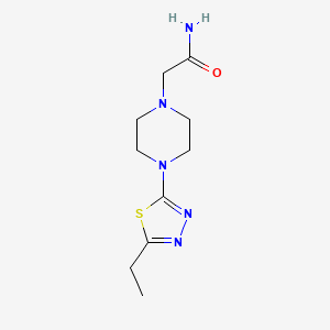 N-(5-Ethyl-1,3,4-thiadiazol-2-yl)-1-piperazineacetamide - 141400-73-9