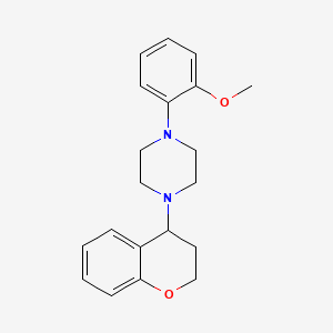 1-(3,4-Dihydro-2H-1-benzopyran-4-yl)-4-(2-methoxyphenyl)piperazine - 81816-68-4
