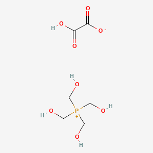 2-hydroxy-2-oxoacetate;tetrakis(hydroxymethyl)phosphanium - 53211-22-6