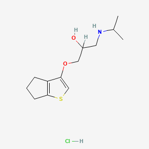 1-((5,6-Dihydro-4H-cyclopenta(b)thien-3-yl)oxy)-3-((1-methylethyl)amino)-2-propanol HCl - 85462-74-4