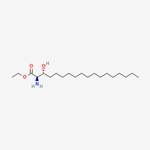 2-Amino-3-hydroxy-octadecanoic acid, ethyl ester, (2R,3R)- - 67113-20-6