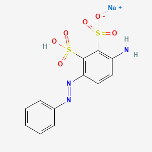 4-(Phenylazo)aniline, disulpho derivative, sodium salt - 61950-37-6