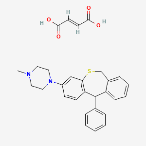 3-(4-Methylpiperazino)-11-phenyl-6,11-dihydrodibenzo(b,e)thiepin maleate hydrate - 84964-50-1