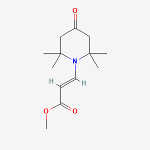 (E)-3-(2,2,6,6-Tetramethyl-4-oxo-1-piperidinyl)-2-propenoic acid methyl ester - 110998-13-5