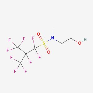 1,1,2,3,3,3-Hexafluoro-N-(2-hydroxyethyl)-N-methyl-2-(trifluoromethyl)propane-1-sulphonamide - 93762-11-9