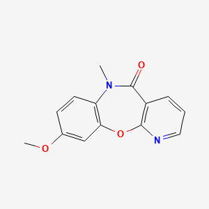 9-Methoxy-6-methyl-pyrido(2,3-b)(1,5)benzoxazepin-5(6H)-one - 140413-17-8