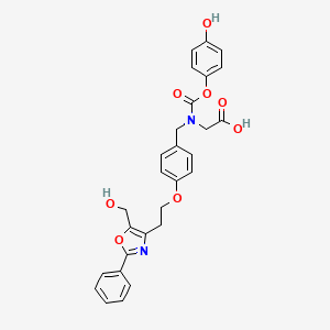 12-Hydroxy-O-demethyl muraglitazar - 875430-18-5