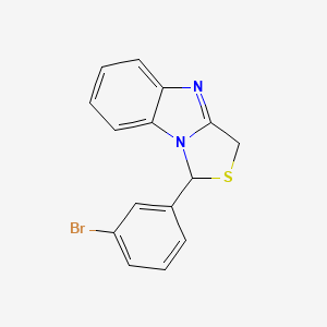 1-(3-Bromophenyl)-3H-[1,3]thiazolo[3,4-a]benzimidazole - 136994-83-7