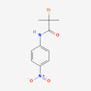 2-bromo-2-methyl-N-(4-nitrophenyl)propanamide - 2322-52-3