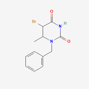 1-Benzyl-5-bromo-6-methyl-1,3-diazinane-2,4-dione - 6635-62-7