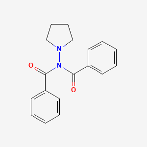 n-Benzoyl-n-(pyrrolidin-1-yl)benzamide - 5455-25-4