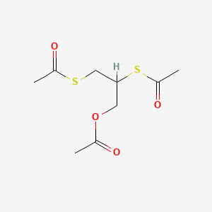 2,3-Bis(acetylsulfanyl)propyl acetate - 59051-15-9
