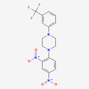 1-(2,4-Dinitrophenyl)-4-[3-(trifluoromethyl)phenyl]piperazine - 78070-19-6