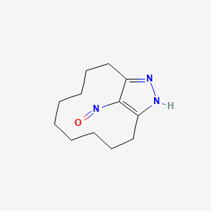 14-Nitroso-12,13-diazabicyclo(9.2.1)tetradeca-1(14),11-diene - 79442-08-3