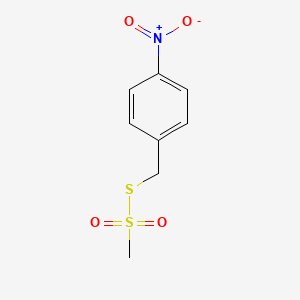 S-(4-(Hydroxy(oxido)amino)benzyl) methanesulfonothioate - 53291-36-4