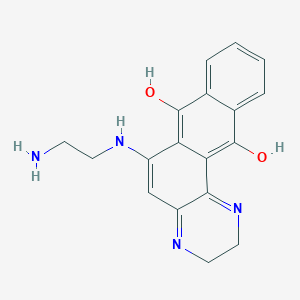 6-(2-Aminoethylamino)-1,2,3,4-tetrahydronaphtho[3,2-f]quinoxaline-7,12-dione - 16013-92-6