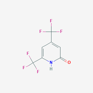 4,6-Bis(trifluoromethyl)pyridin-2(1H)-one - 38609-77-7