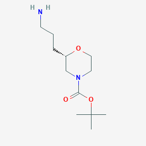 tert-Butyl (S)-2-(3-aminopropyl)morpholine-4-carboxylate - 