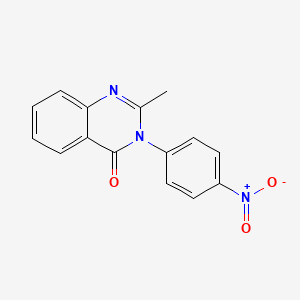 2-Methyl-3-(4-nitrophenyl)quinazolin-4-one - 1788-96-1