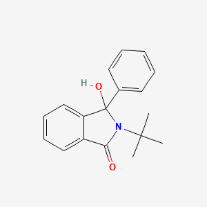2-Tert-butyl-3-hydroxy-3-phenyl-2,3-dihydro-1h-isoindol-1-one - 3532-74-9