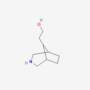 2-(3-Azabicyclo[3.2.1]octan-8-yl)ethan-1-ol - 