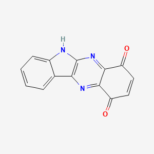 1H-Indolo(2,3-b)quinoxaline-1,4(6H)-dione - 58351-48-7