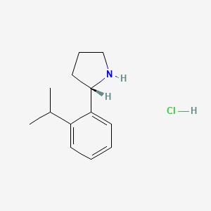 (S)-2-(2-Isopropylphenyl)pyrrolidine hydrochloride - 