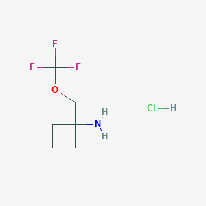 1-((Trifluoromethoxy)methyl)cyclobutan-1-amine hydrochloride - 