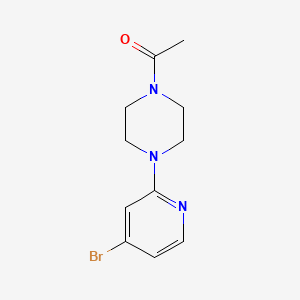 1-(4-(4-Bromopyridin-2-yl)piperazin-1-yl)ethanone - 
