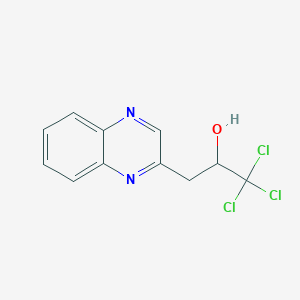 1,1,1-Trichloro-3-quinoxalin-2-ylpropan-2-ol - 1500-98-7
