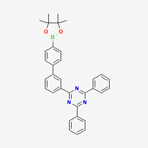 2,4-Diphenyl-6-(4'-(4,4,5,5-tetramethyl-1,3,2-dioxaborolan-2-yl)-[1,1'-biphenyl]-3-yl)-1,3,5-triazine - 