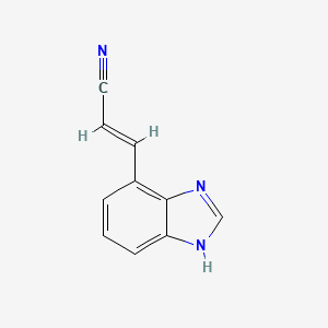 (E)-3-(1H-Benzo[d]imidazol-4-yl)acrylonitrile - 
