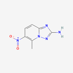 2-Amino-5-methyl-6-nitro-[1,2,4]triazolo[1,5-a]pyridine - 