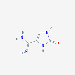 1-Methyl-2-oxo-2,3-dihydro-1H-imidazole-4-carboximidamide - 756799-99-2