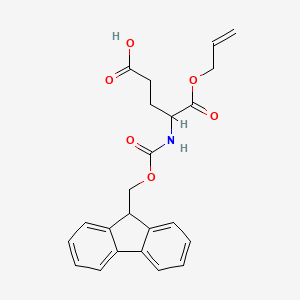4-(9H-fluoren-9-ylmethoxycarbonylamino)-5-oxidanylidene-5-prop-2-enoxy-pentanoic acid - 