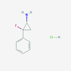 trans-2-Fluoro-2-phenylcyclopropanamine Hydrochloride - 