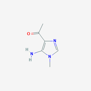 1-(5-amino-1-methyl-1H-imidazol-4-yl)ethanone - 
