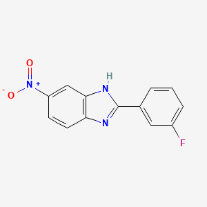 2-(3-Fluorophenyl)-5-nitro-1H-benzo[d]imidazole - 