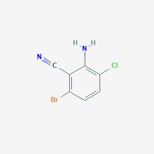 2-Amino-6-bromo-3-chlorobenzonitrile - 