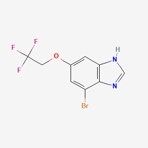 4-Bromo-6-(2,2,2-trifluoroethoxy)-1H-benzimidazole - 