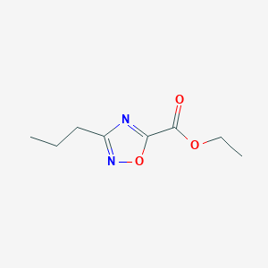 3-Propyl-[1,2,4]oxadiazole-5-carboxylic acid ethyl ester - 