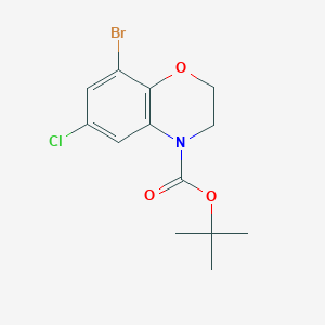 4-N-Boc-8-bromo-6-chloro-2,3-dihydro-benzo[1,4]oxazine - 