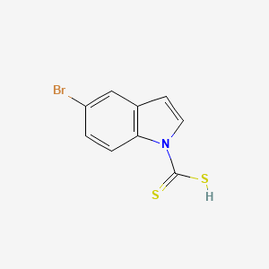 5-bromo-1H-indole-1-carbodithioic acid - 