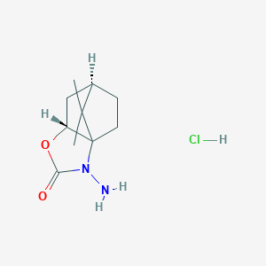 (6R,7AR)-3-amino-8,8-dimethyltetrahydro-4h-3a,6-methanobenzo[d]oxazol-2(3h)-one hydrochloride - 