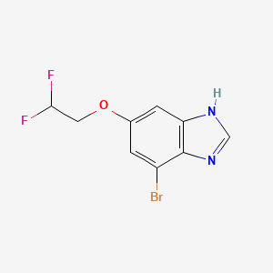 4-Bromo-6-(2,2-difluoroethoxy)-1H-benzimidazole - 