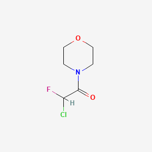 2-Chloro-2-fluoro-1-(morpholin-4-yl)ethan-1-one - 27074-60-8