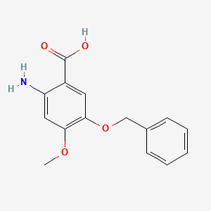 2-Amino-5-(benzyloxy)-4-methoxybenzoic acid - 