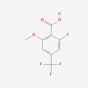 2-Fluoro-6-methoxy-4-(trifluoromethyl)benzoic acid - 